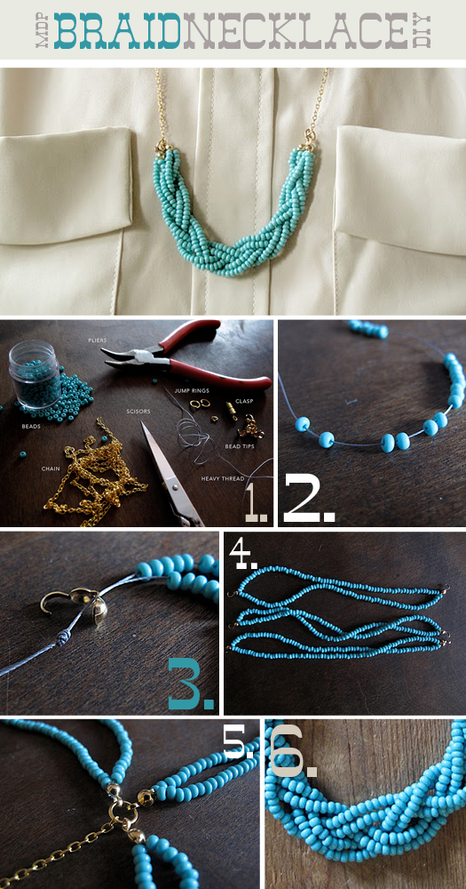 Сборка ожерелья с браслетом из бусин