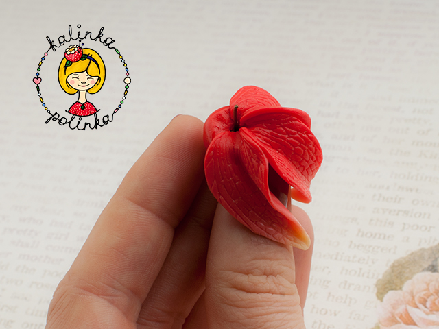 физалис из полимерной глины своими руками