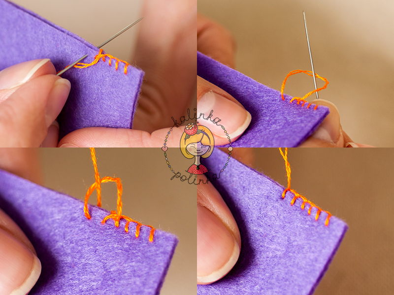 Как сделать обмёточный шов