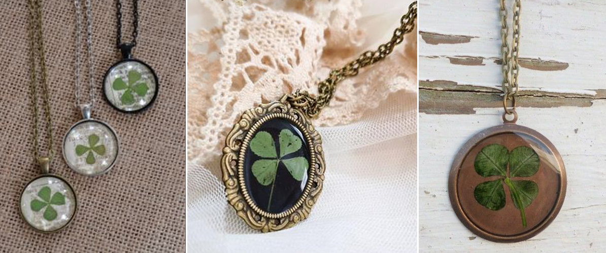 Три вида украшений с кабошонами