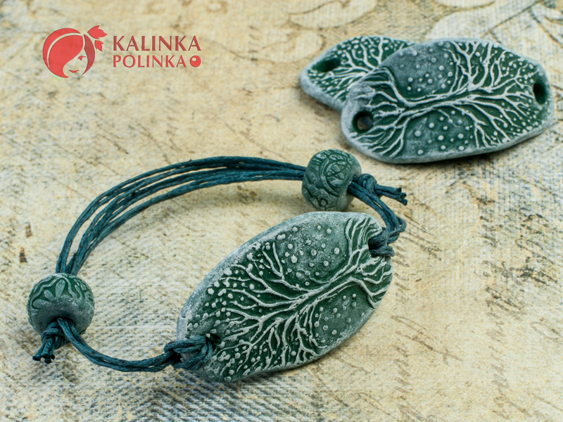 Простой браслет с самодельной застежкой