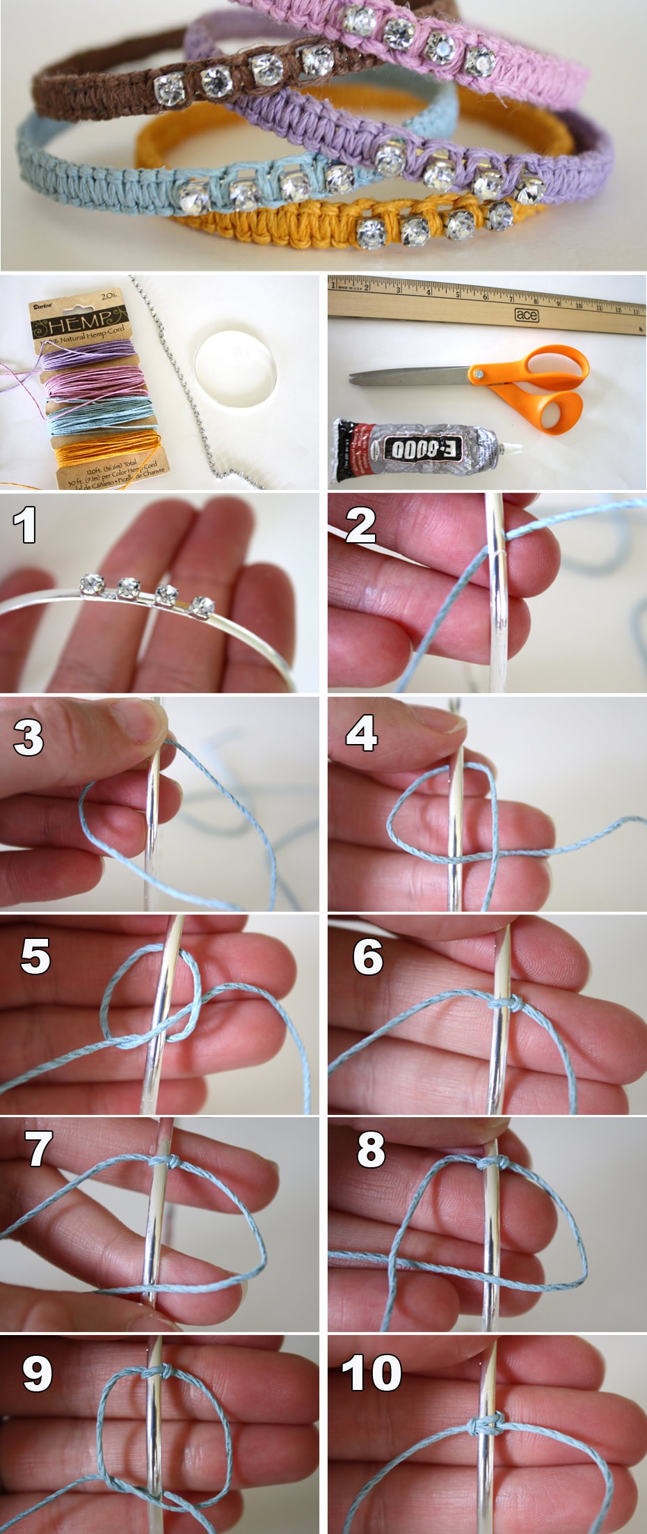 Пошаговое описание сборки. Шаги 1-10