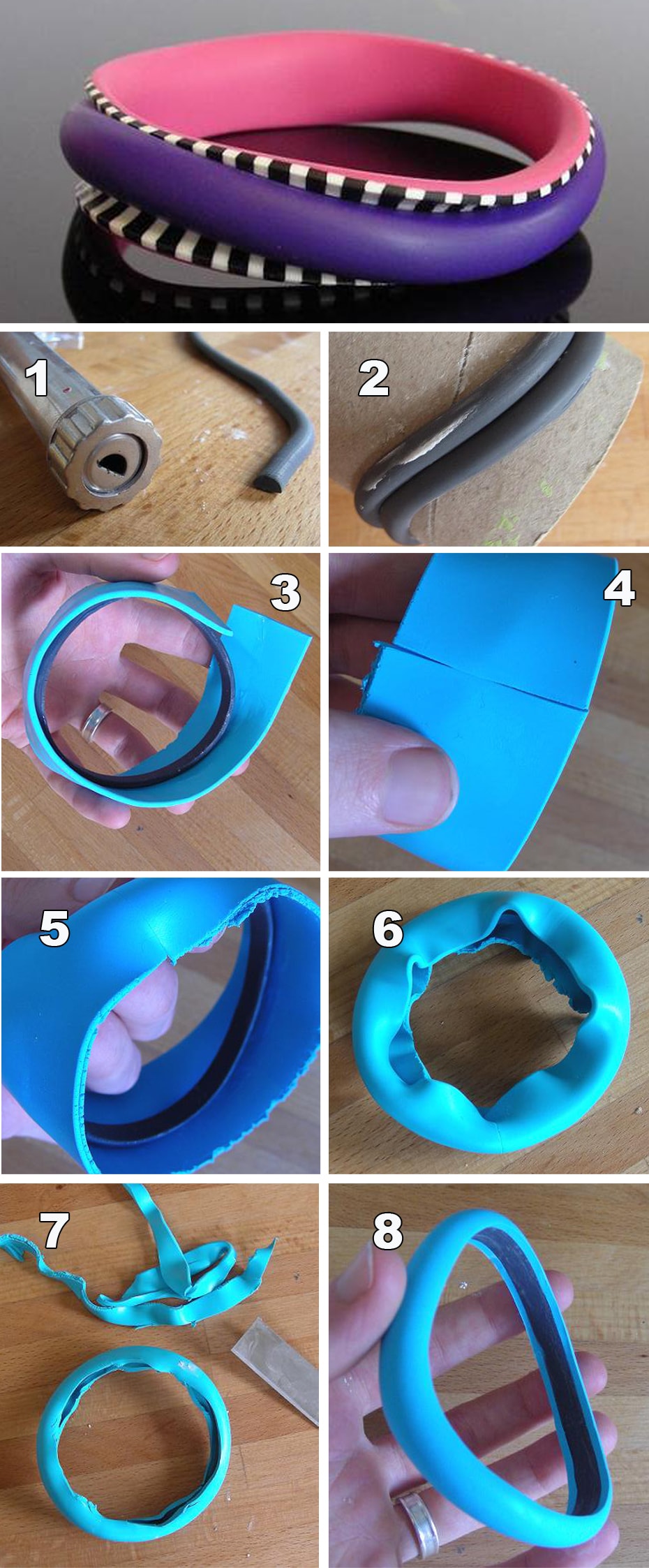 Многослойное украшение из полимерной глины. Шаги изготовления