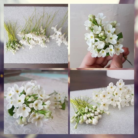 Бутоньерка из полимерной глины