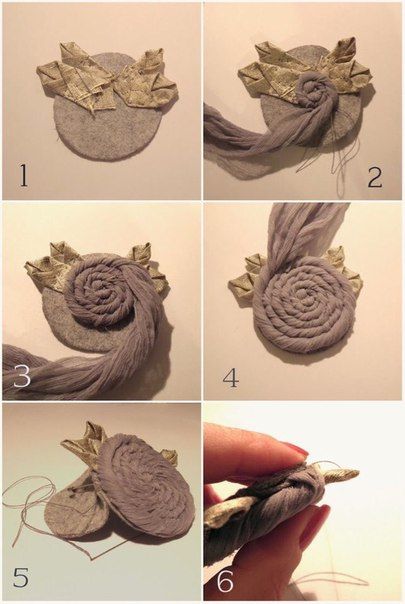 Пошаговые фото создания цветка