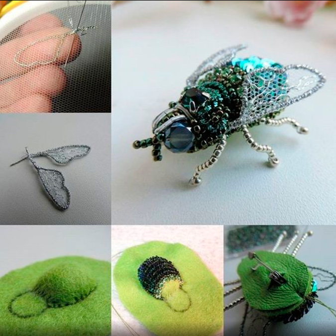 Примеры объемных насекомых