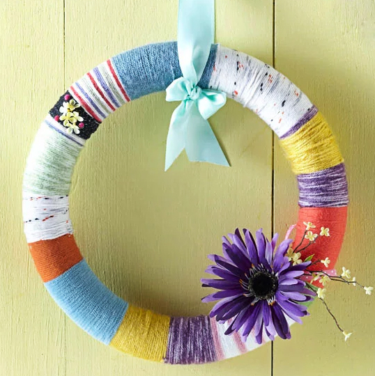 Paskhalnyj venok svoimi rukami