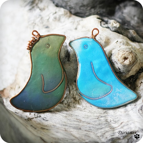 Простые фигурки из полимерной глины и проволоки