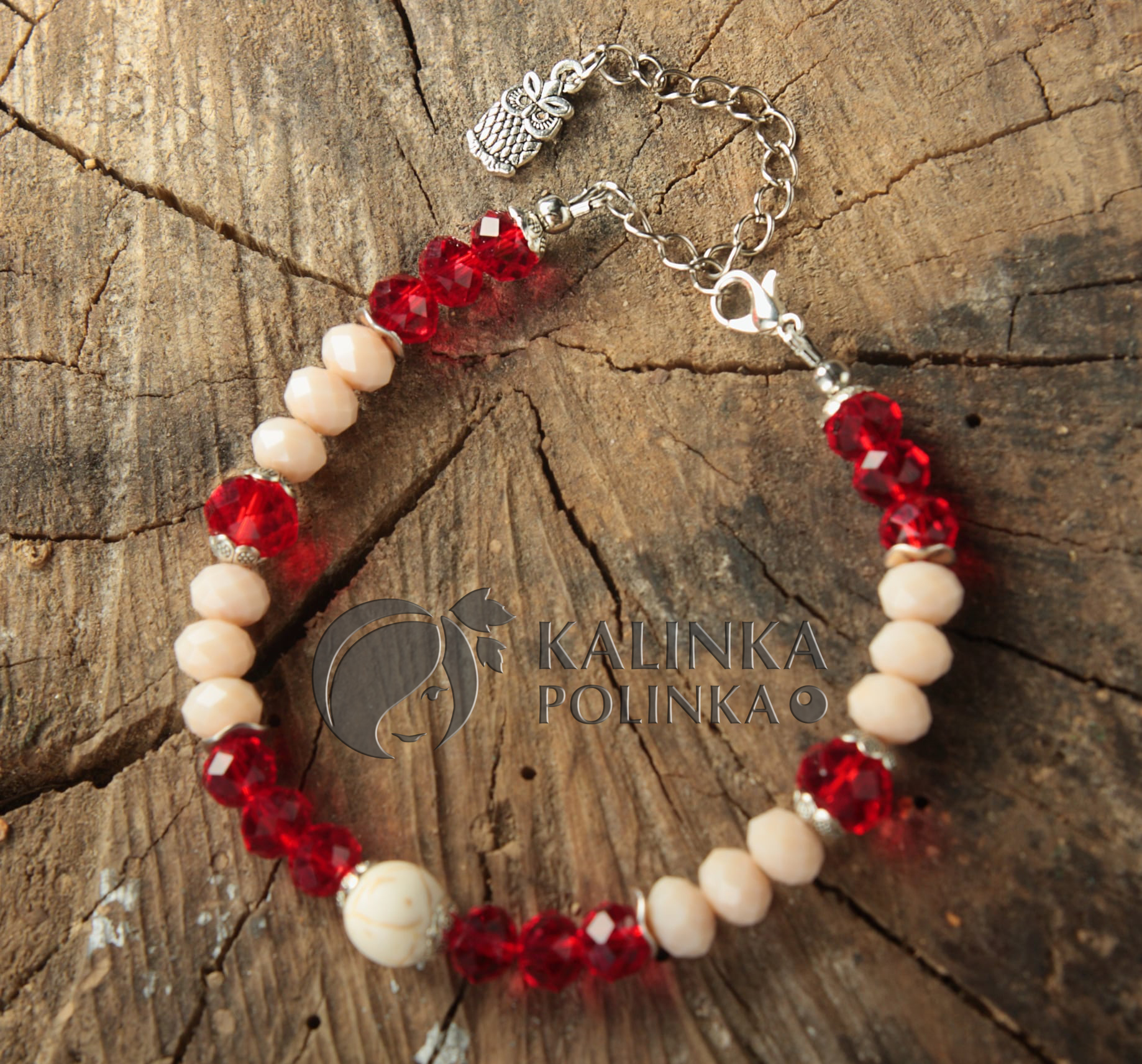 Браслет с регулируемой застежкой карабином