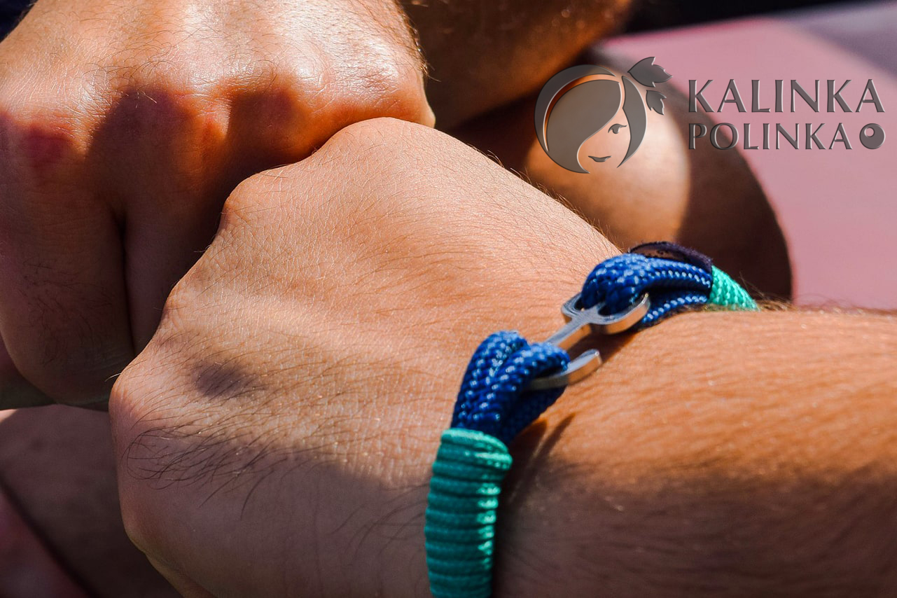 Застежка-якорь для браслета