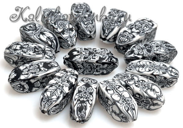 зеркальные бусины 