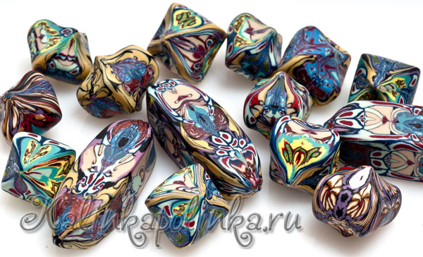 зеркальные бусины