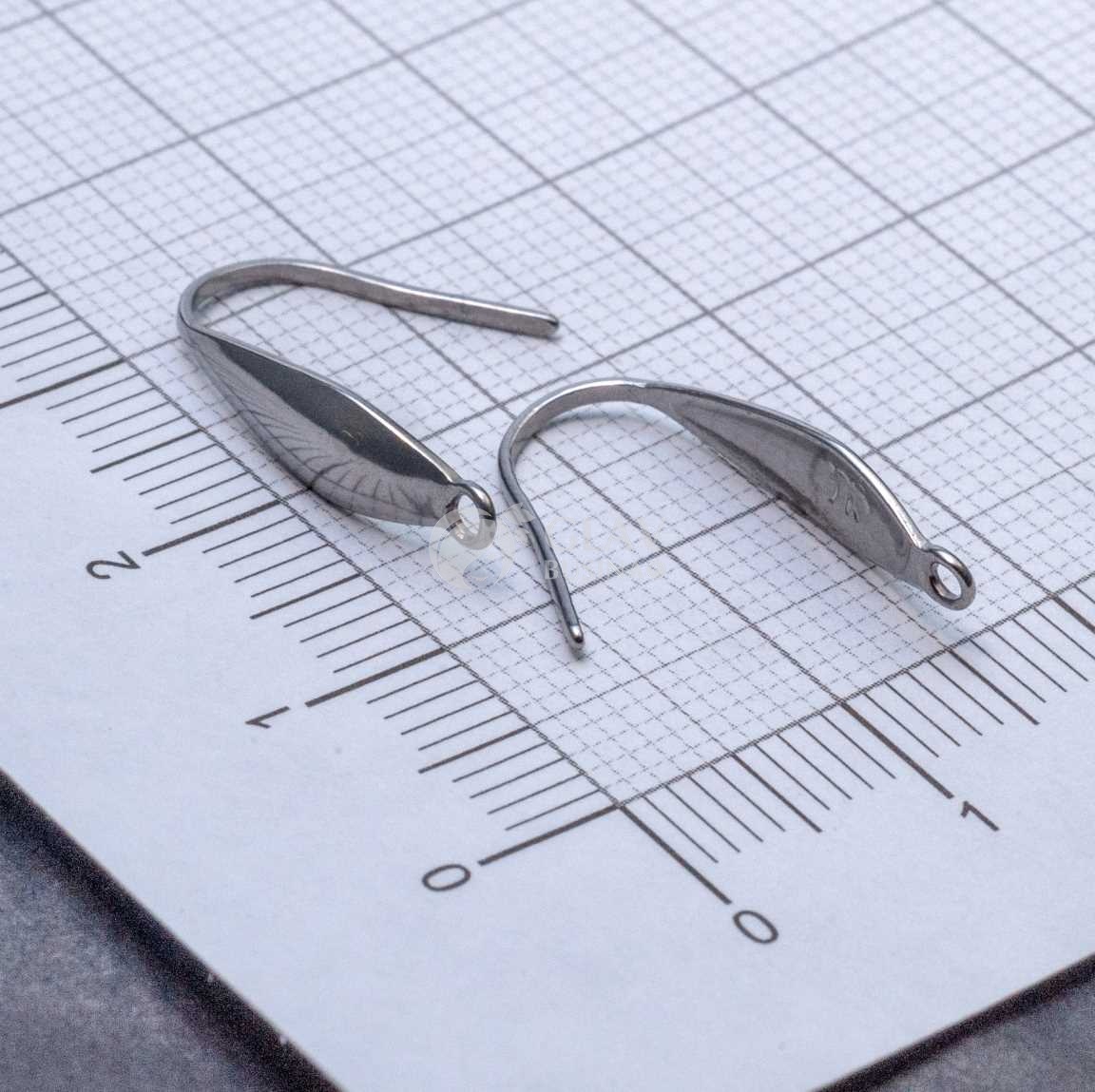 Швензы-крючки стальные каплевидные, 20х5х0.7мм, отв-е 1,2мм.