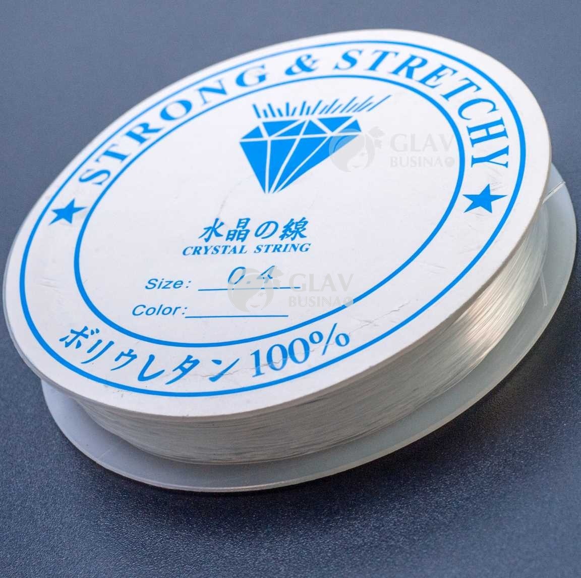 Леска на катушке, толщина 0.4мм, в катушке 16 метров.