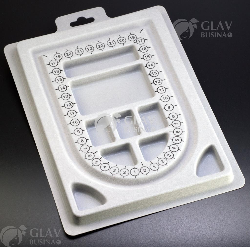 ОПТ (10 шт) Планшет для сборки колье длиной до 50 см, р-р 23х16 см.