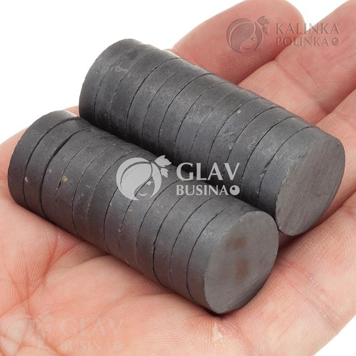 ОПТ (100 шт) Магниты для сувениров, ферритовые, двусторонние, сильные, р-р 20х4мм.