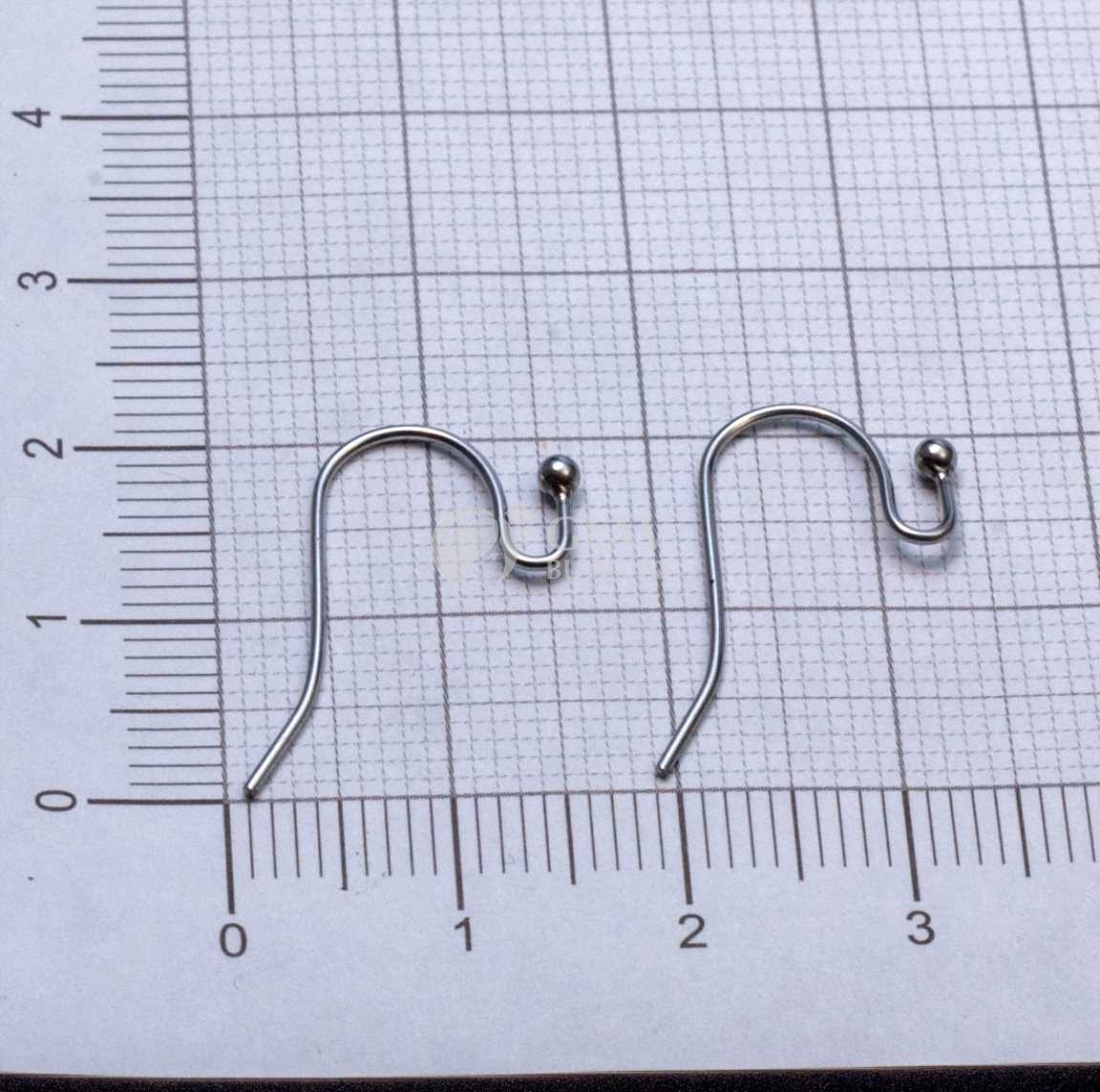 Швензы-крючки, р-р 21х6х1мм, диам шарика 2мм, долговечные, хирургическая сталь.