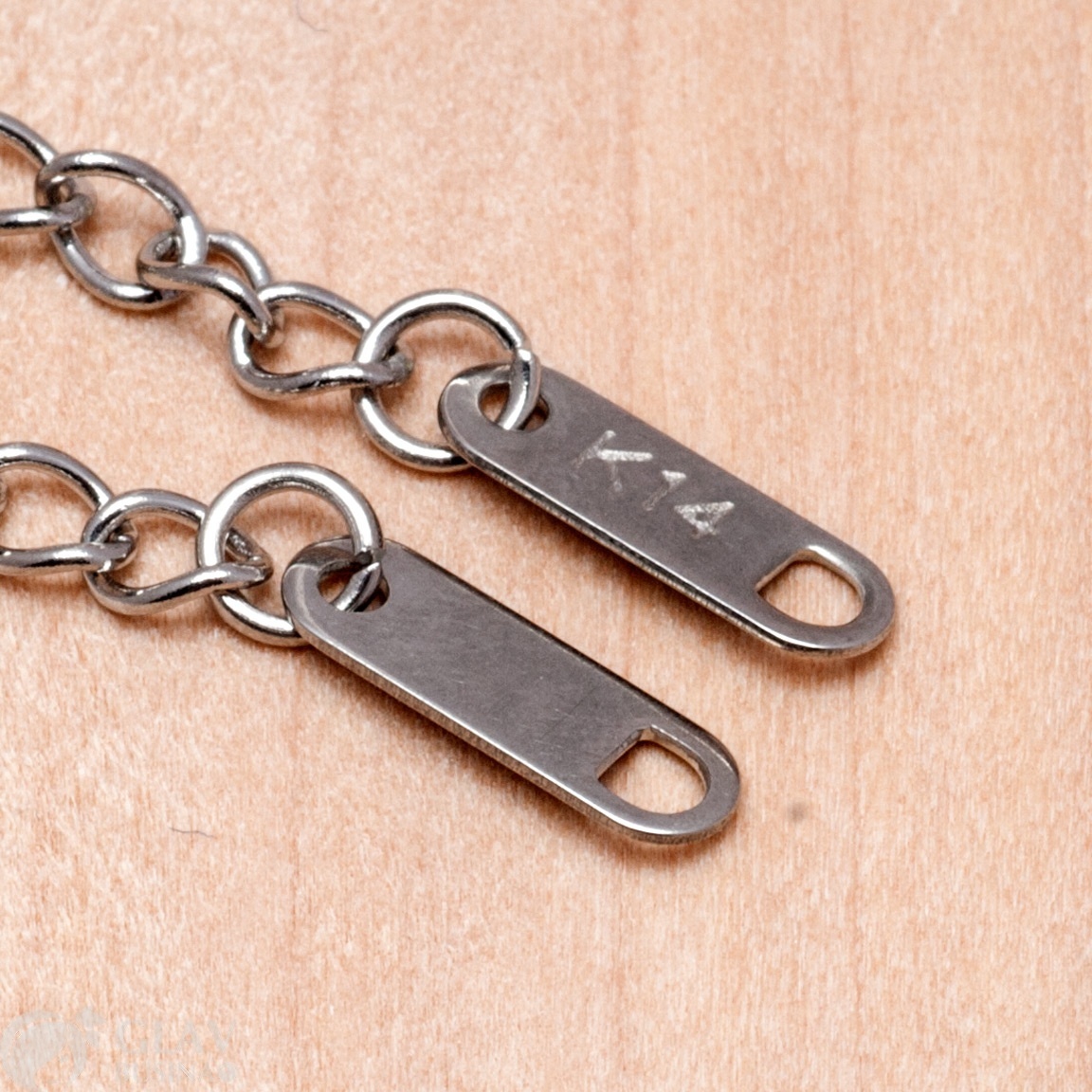 ОПТ (20 шт) Цепочка удлинительная паяная с концевиком, из хирургической стали, общая длина 5.5 см, размер звена 3.9х3х0.5мм, р-р концевика12х3.7х0.7мм, без покрытия.