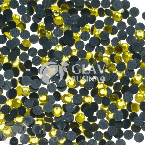 ОПТ (50 упак) Термостразы лимонные ss6 (2мм), 5 гросс/720шт.