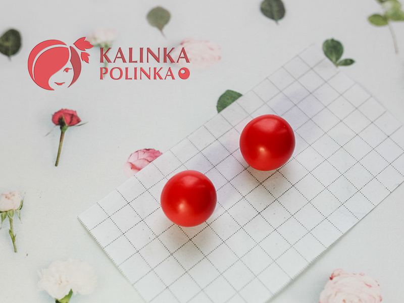 как сделать серьги Леди Баг шаг 1