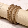 Бусины рондели хрустальные briolette, матовые