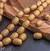 Сахарные стеклянные бусины-бочонки