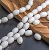 Сахарные стеклянные бусины-бочонки