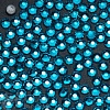 Термостразы хрустальные голубые ss12 (3.1мм), в упаковке 1 гросс