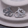 Слоник, стальная подвеска, р-р 13х14х1 мм, отв-е 1 мм.