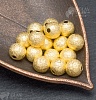 Бусины Звездная пыль латунные, цвет золото, диам. 8мм, отв-е 1.5мм.