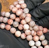 Нитка 18 см / 22 бусины паутинной яшмы, р-р 8мм, отв-е 1мм.